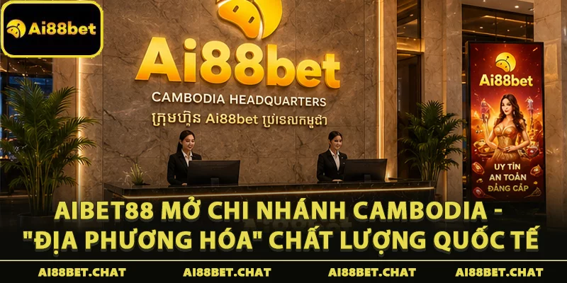 Aibet88 Mở Chi Nhánh Tại Cambodia Xâm Nhập Thị Trường Đông Nam Á - Ai88bet Mytime - gi88.pw